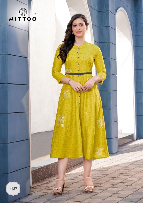 Mittoo Belt Vol 13 Fancy Printed Rayon Kurti Collection
